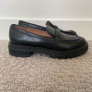 Madewell Bradley Lugsole Loafer - Black Leather